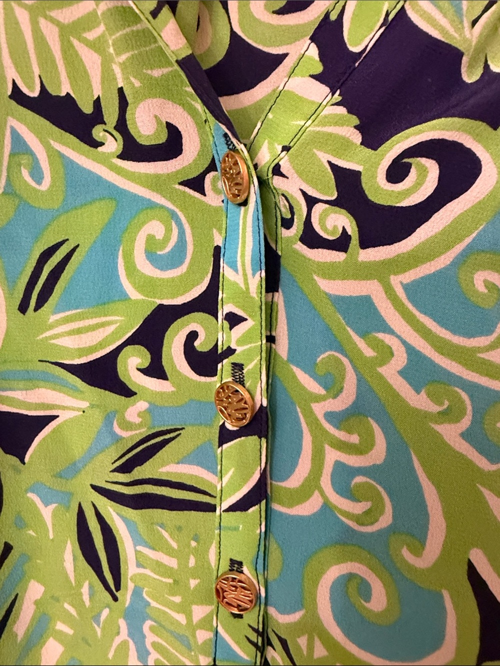 Lilly Pulitzer Elsa top Size Medium EUC - Picture 3 of 7